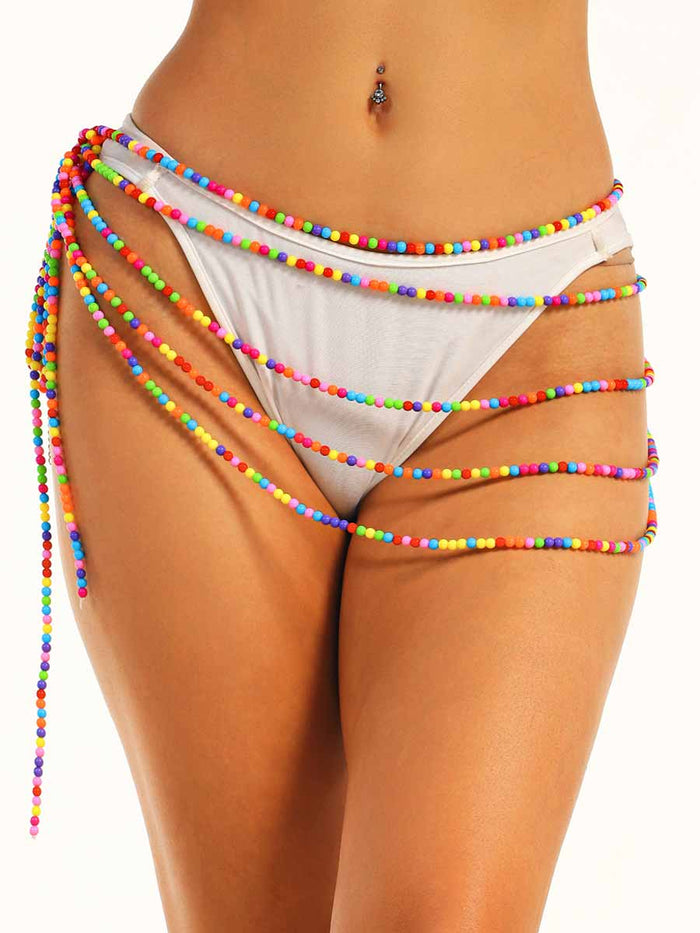 Colorful Beaded Skirt