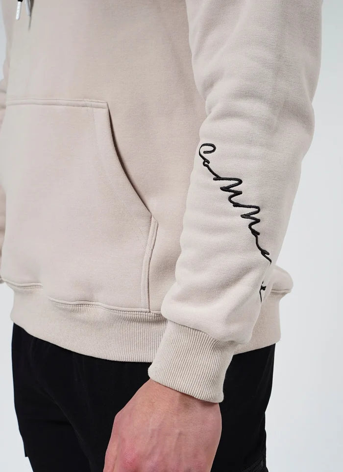 COMMAND Cursive Hoodie (Beige)