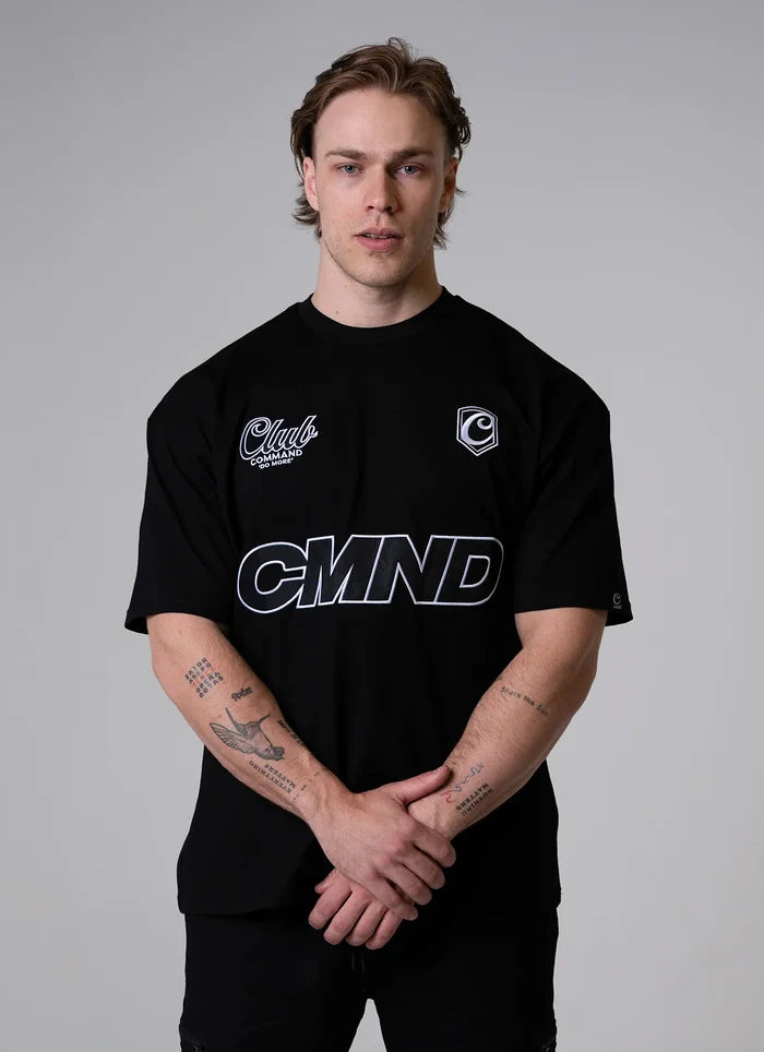 COMMAND Jersey Tee (Black/White)