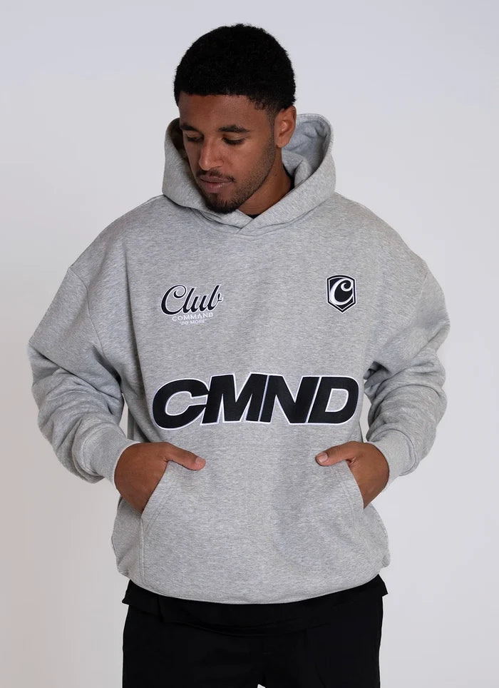 Command Oversized Jersey Hoodie (Grey)