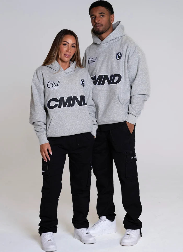 Command Oversized Jersey Hoodie (Grey)