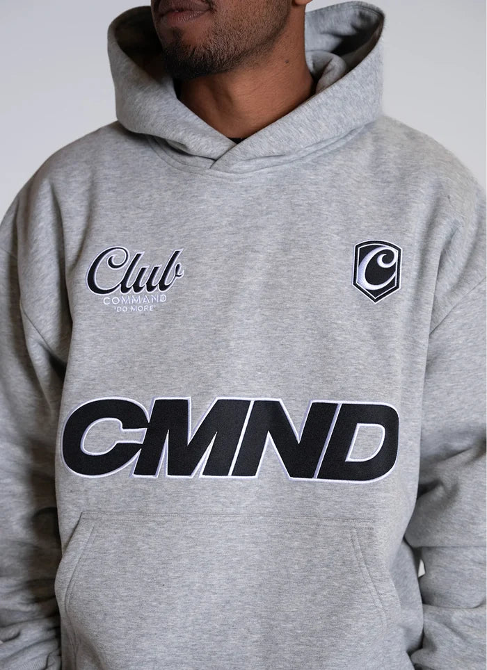 Command Oversized Jersey Hoodie (Grey)
