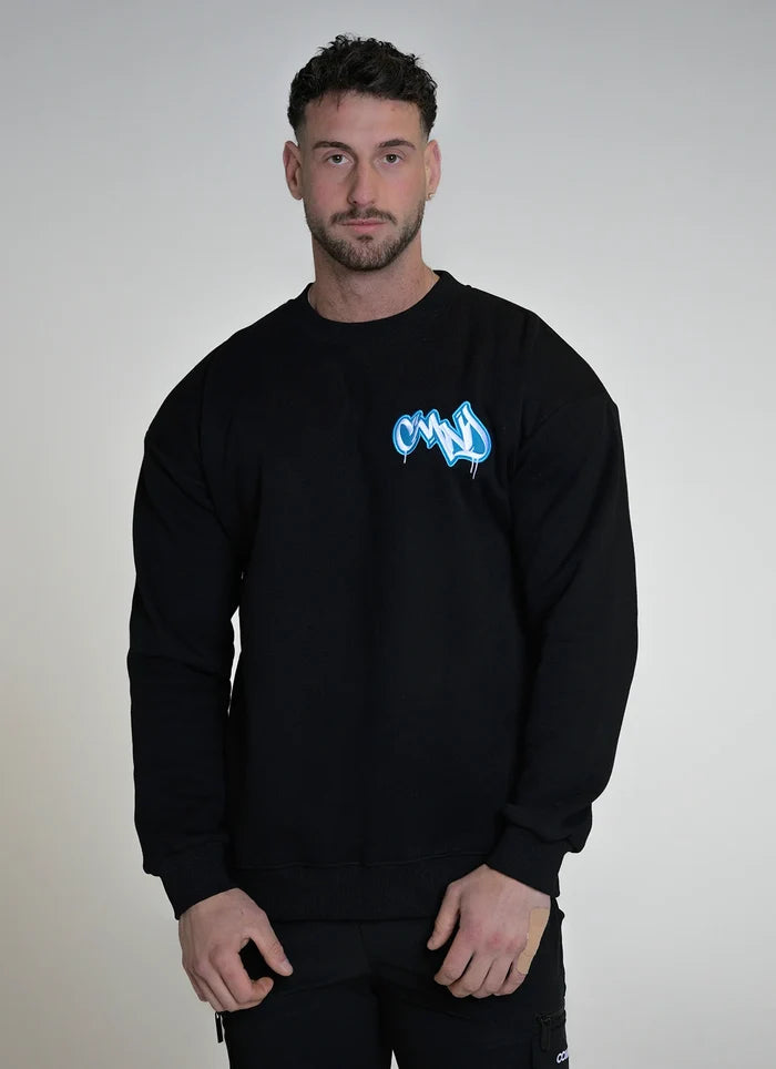 Command Street Script Crew (Black/Blue)