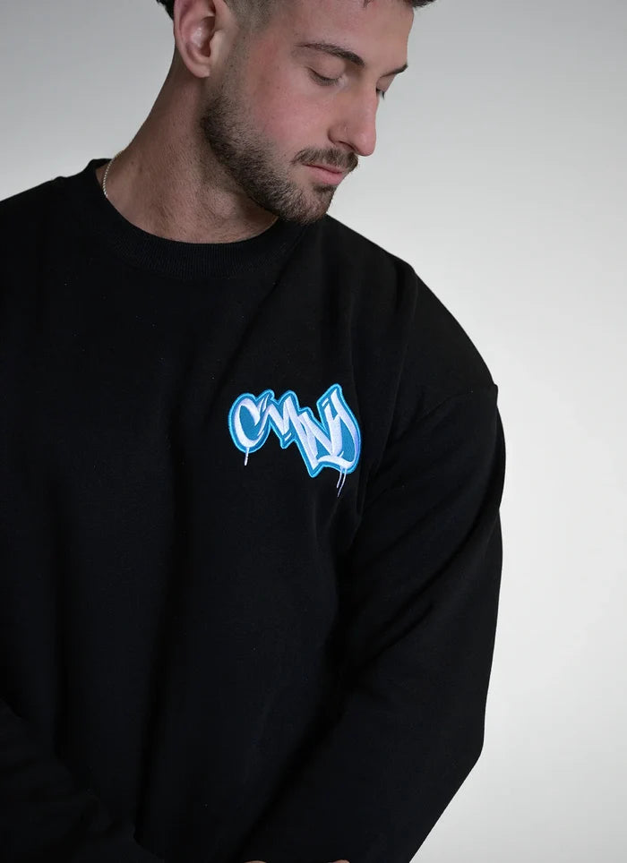 Command Street Script Crew (Black/Blue)