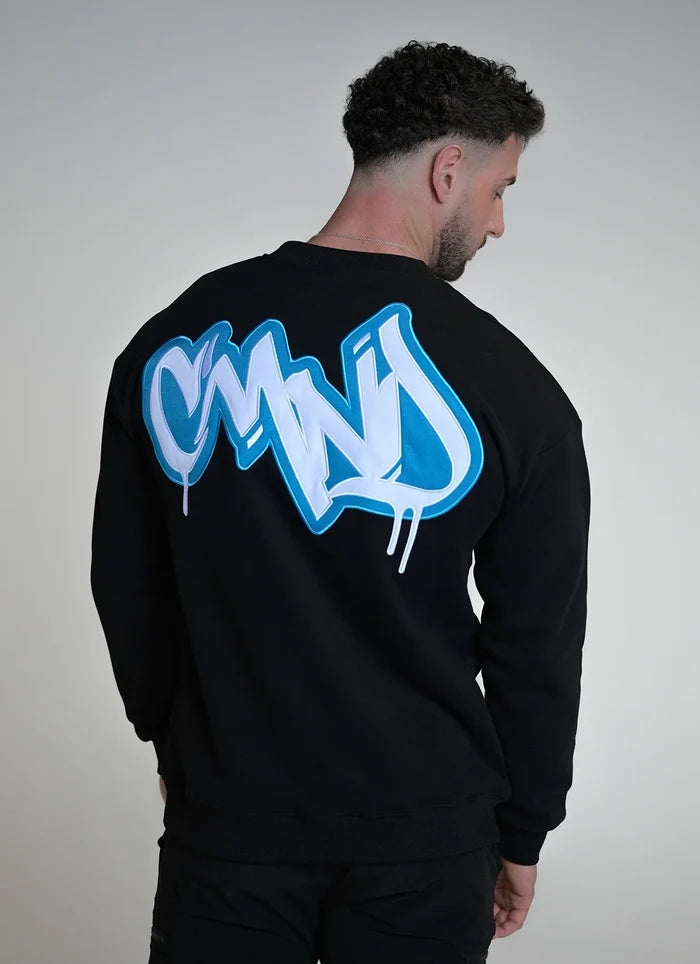 Command Street Script Crew (Black/Blue)
