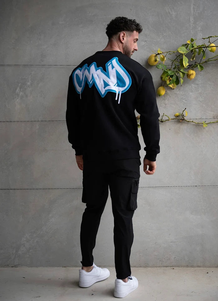 Command Street Script Crew (Black/Blue)