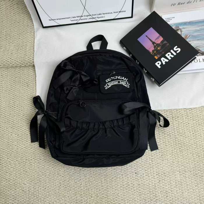 Compact pleated backpack
