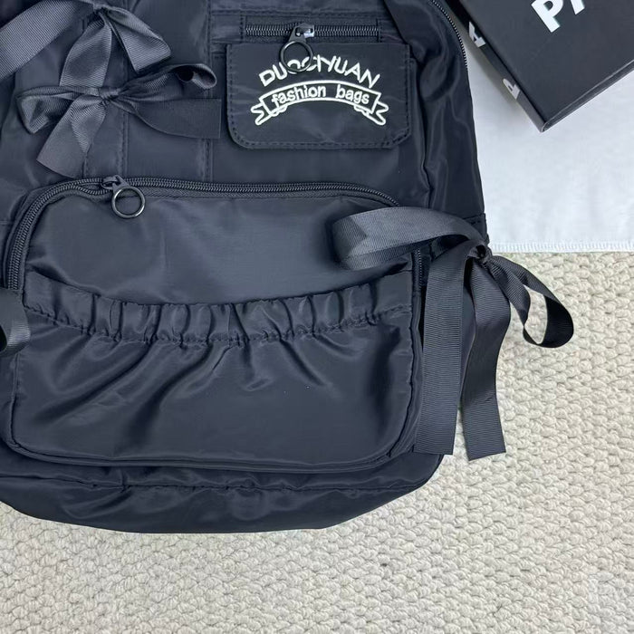 Compact pleated backpack