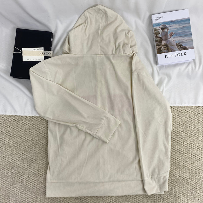 Corduroy Cardigan Sweatshirt
