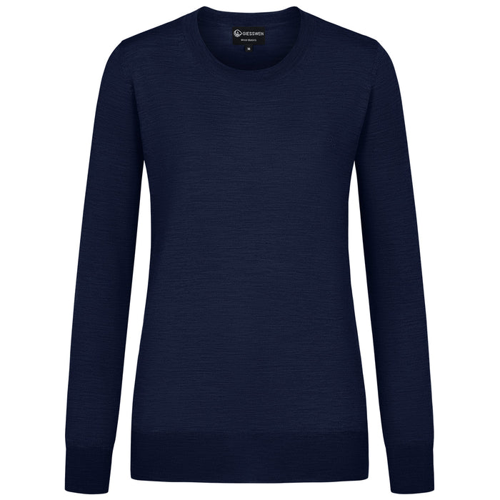 Giesswein Crew Neck cotton Women - ocean blue 540