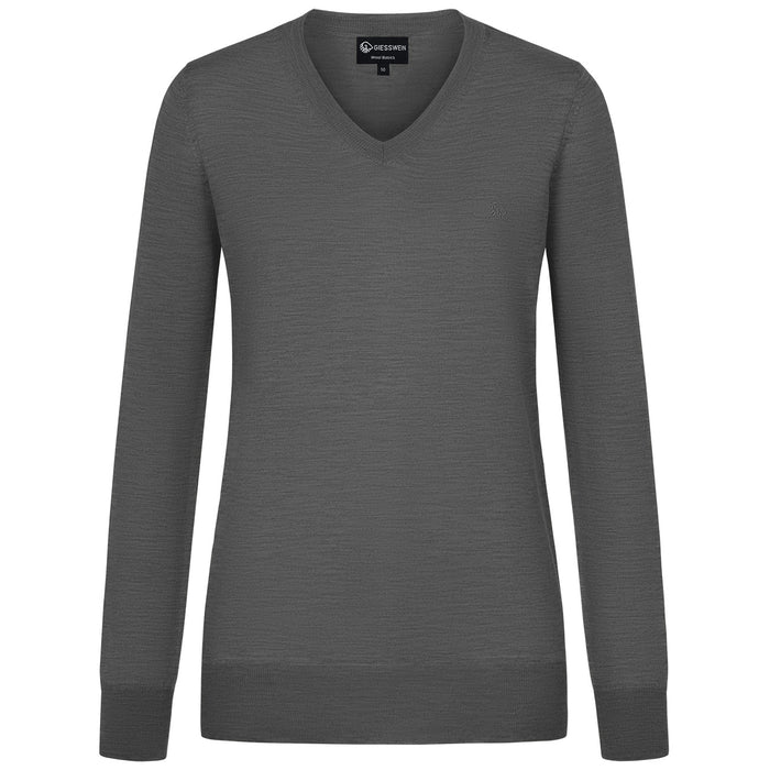 Giesswein V-Neck cotton Women - grey 017