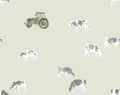 Cows Sage - Family Fabrics B.V.