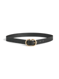 Croco Jeans Belt (Black)