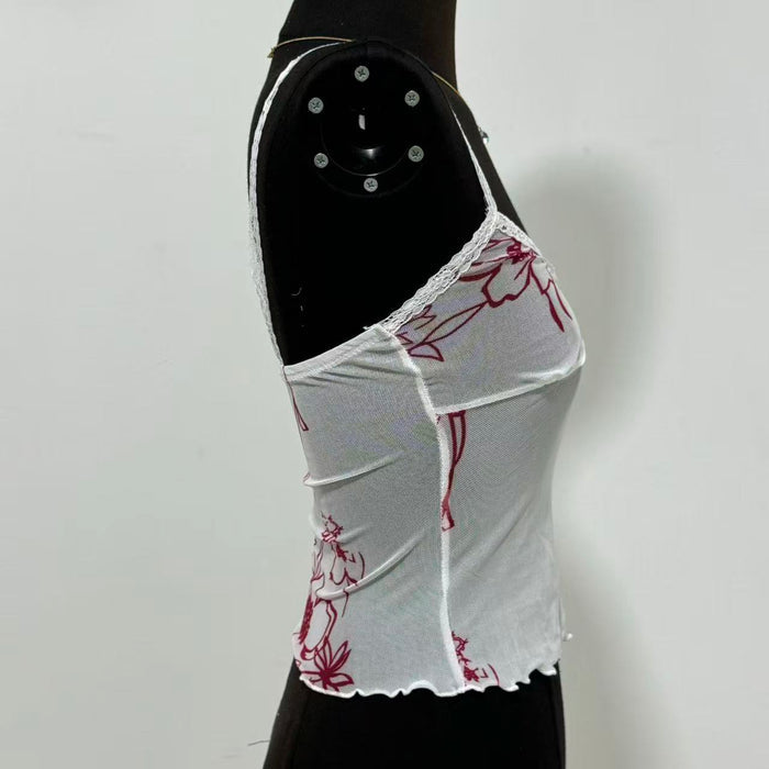 Cropped Lace Undershirt