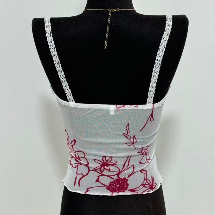 Cropped Lace Undershirt