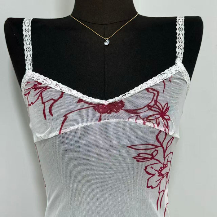 Cropped Lace Undershirt