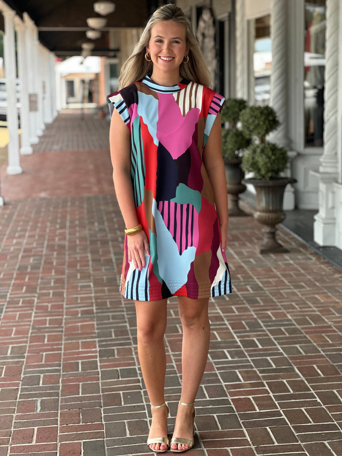 Crosby Beatrix Dress in Field Study