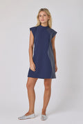 Crosby Beatrix Dress in Oxford Navy