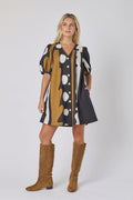 Crosby Stevie Dress in Wild Line