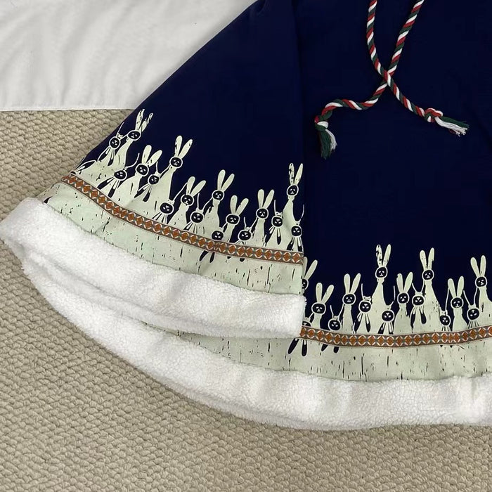 Cute Patchwork Rabbit Ear Jacket