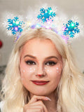 Cute Snowflake LED Headband for Festivals