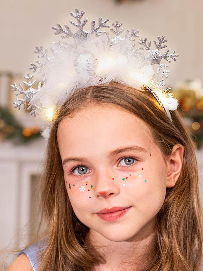 Cute Snowflake LED Headband for Festivals