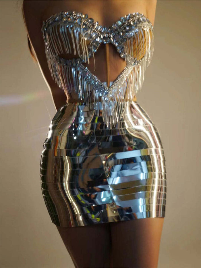 Cyberpunk Nightclub Party Two-Piece Set