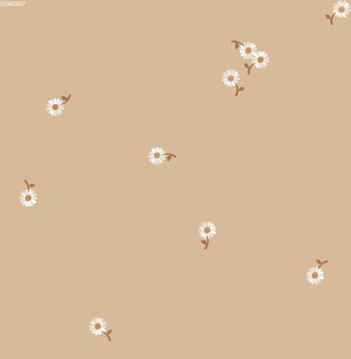 Daisy Stem Toffee - Family Fabrics B.V.