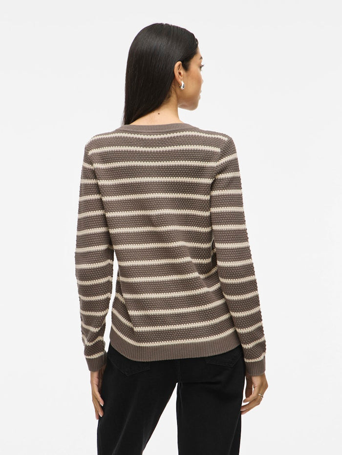 Dalo Stripe Jumper (Falcon/Sandshell)
