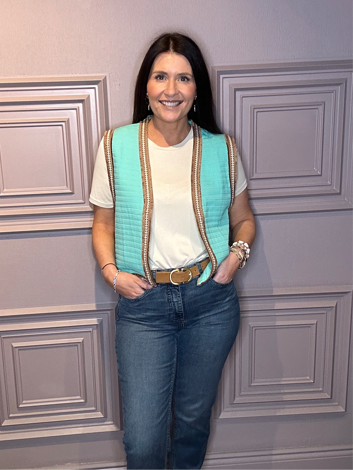 Danica Gilet (Tropical Aqua)
