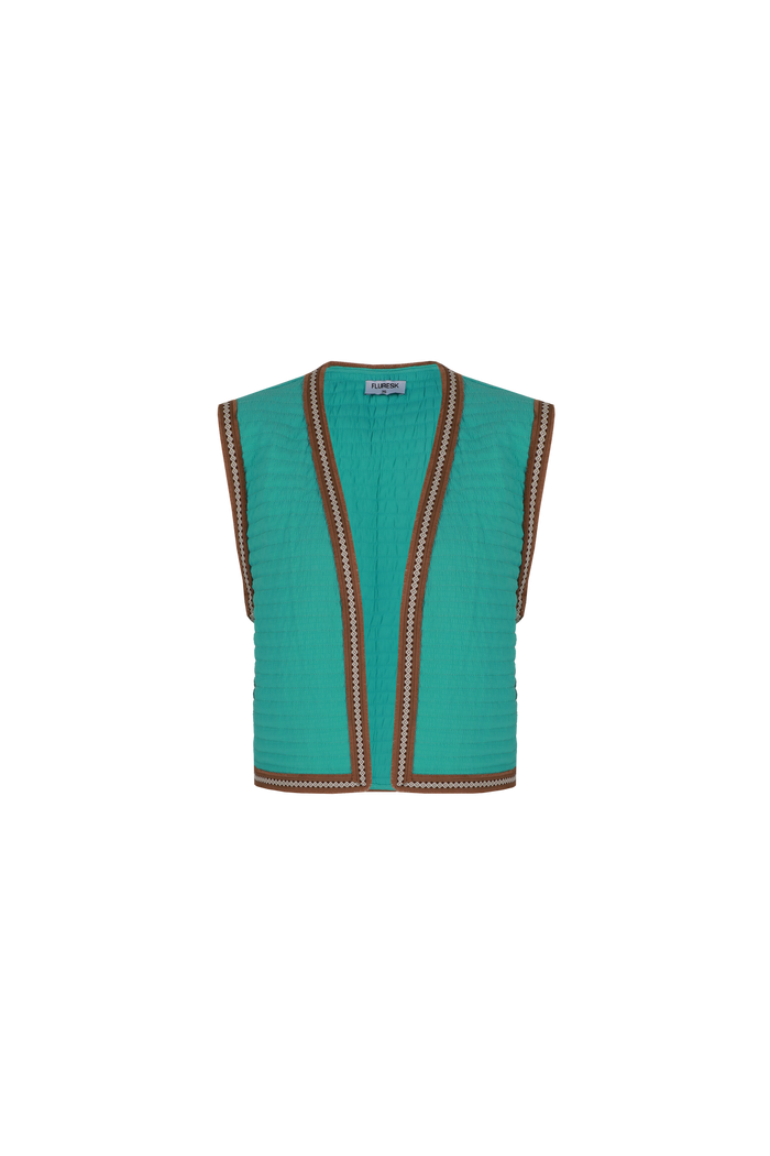 Danica Gilet (Tropical Aqua)