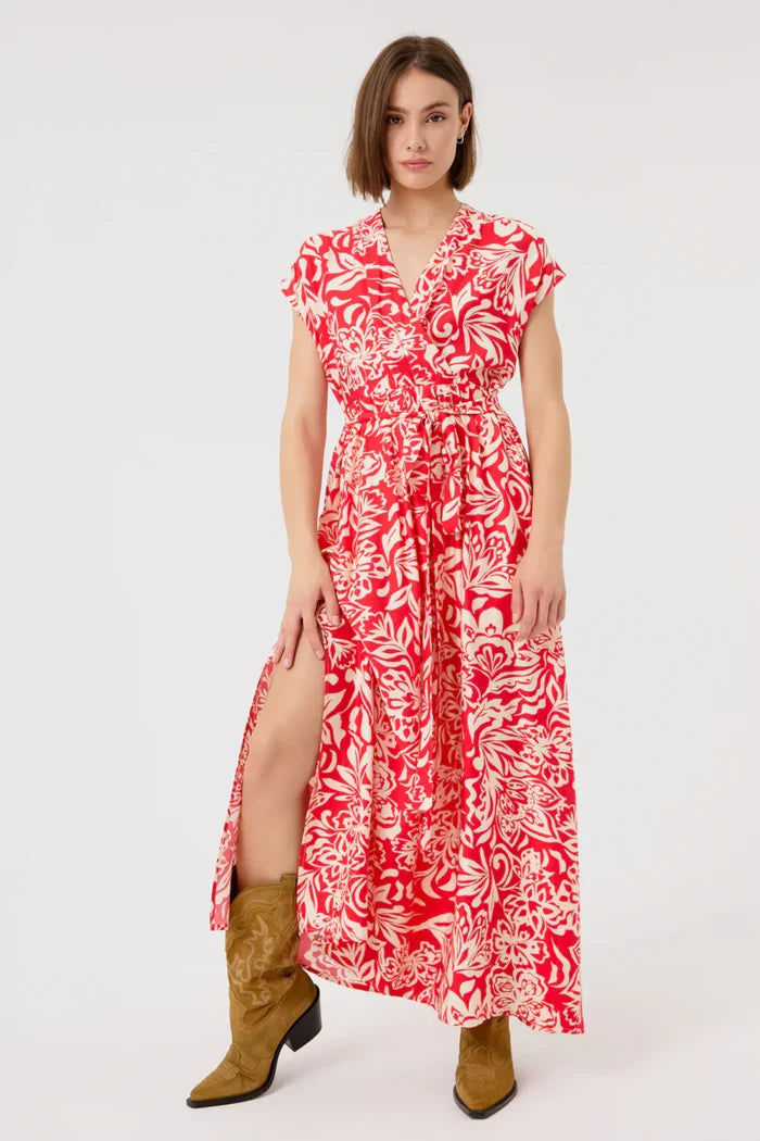 Danna Sleeveless Dress (Red)