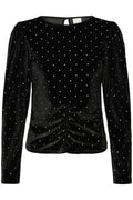 Darla Velvet Top (Black)