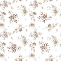 Dried Flowers Rose Off White - Family Fabrics B.V.