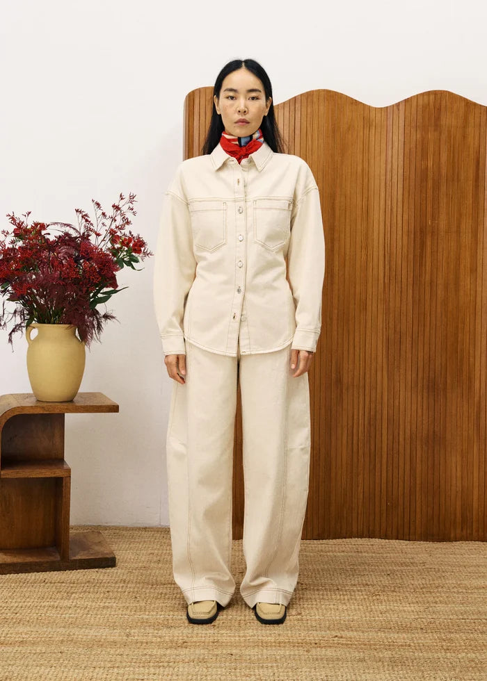 Duras Denim Shirt (Cream)