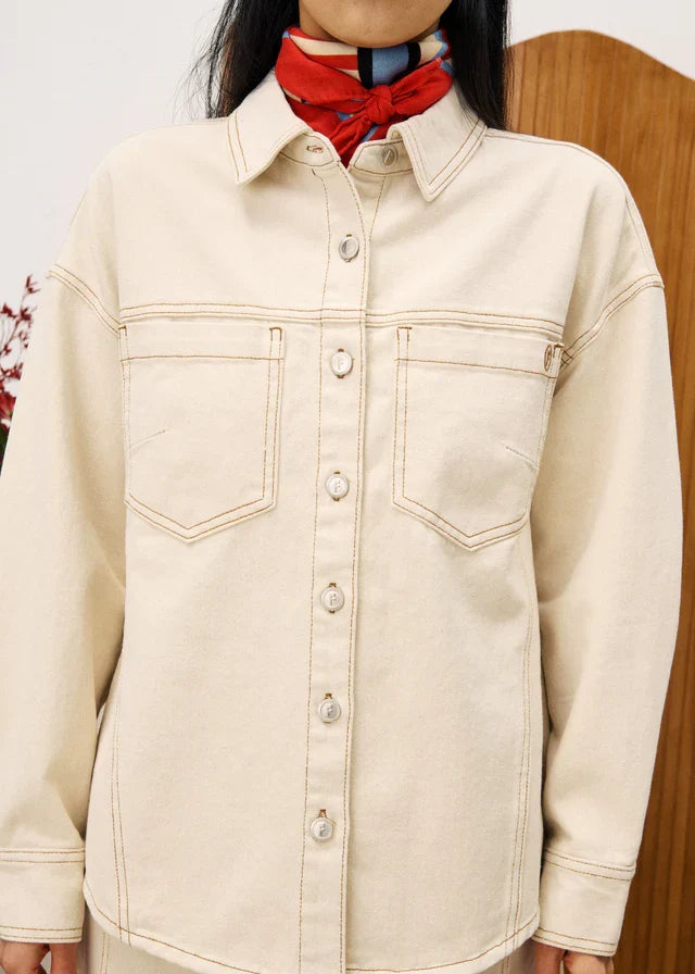 Duras Denim Shirt (Cream)