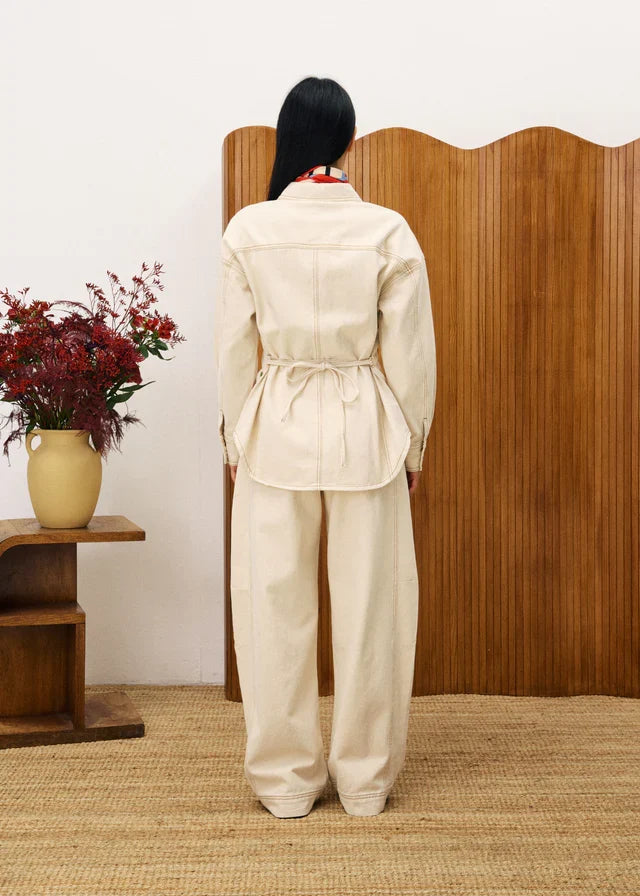 Duras Denim Shirt (Cream)