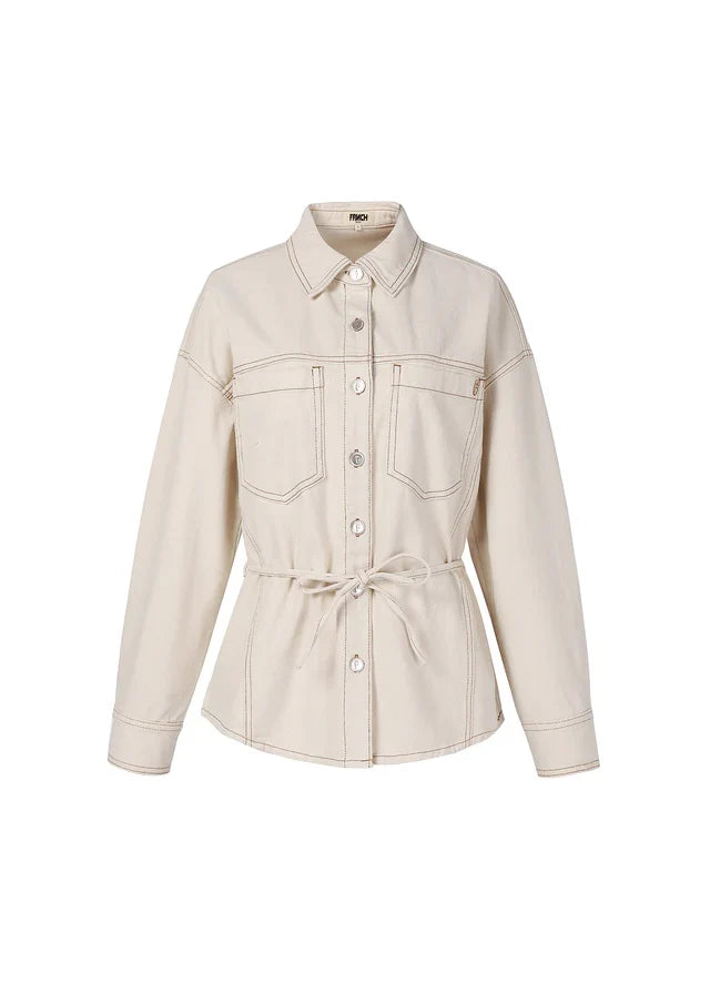 Duras Denim Shirt (Cream)