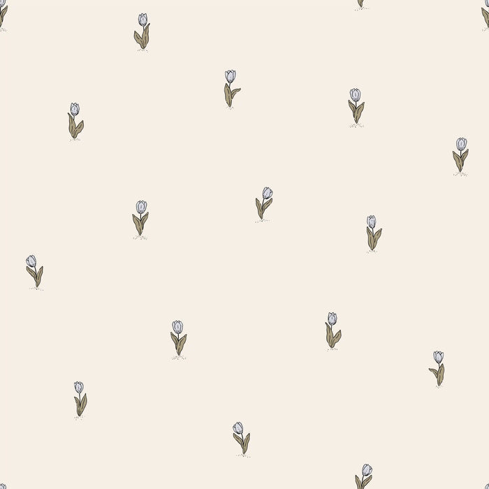Dutch Tullips BerryBlue - Family Fabrics B.V.