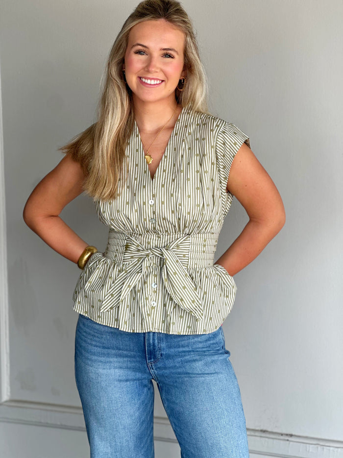 Easy To Love Olive Top