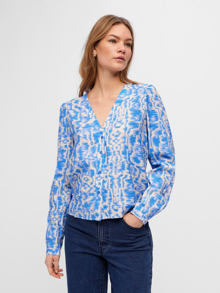 EBI L/S TOP (PALACE BLUE/SANDSHELL)