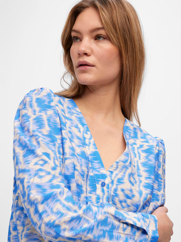EBI L/S TOP (PALACE BLUE/SANDSHELL)