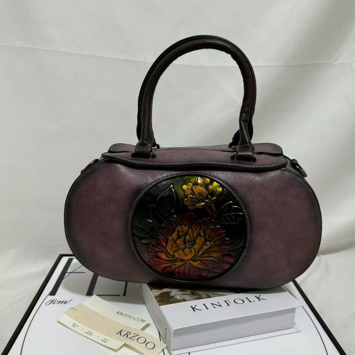 Elegant Retro Cylindrical Bag