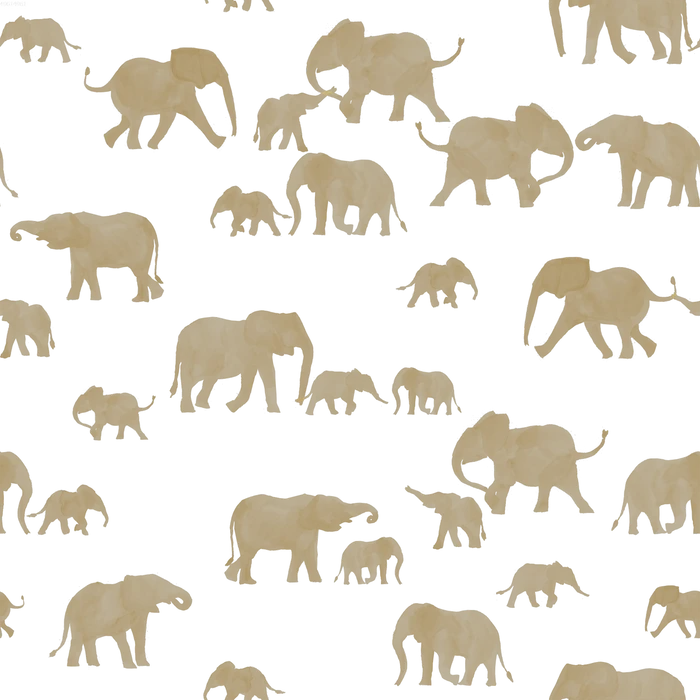 Elephants Grey - Family Fabrics B.V.