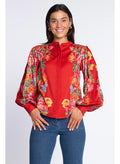 Elizabeth James The Label Emily Top in Fall Blooms
