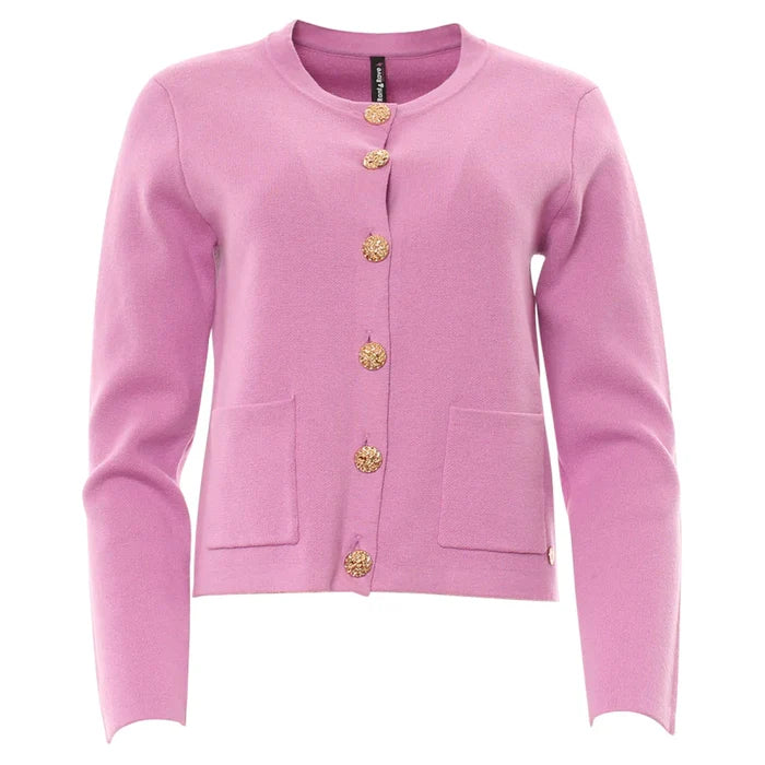 Ella Cardigan (Bubble Gum)