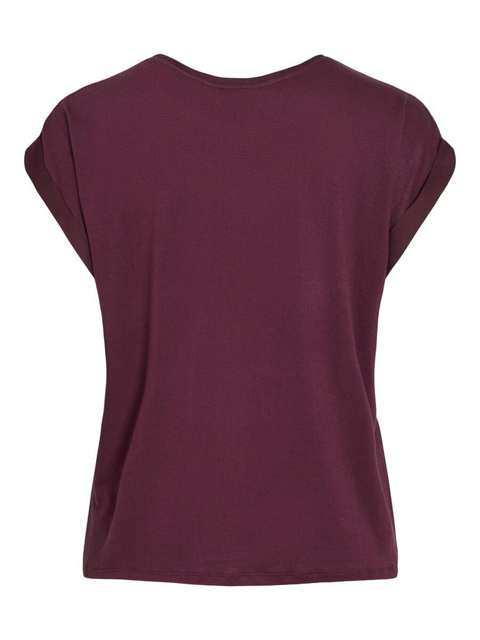 Elle Satin Top (Fig)
