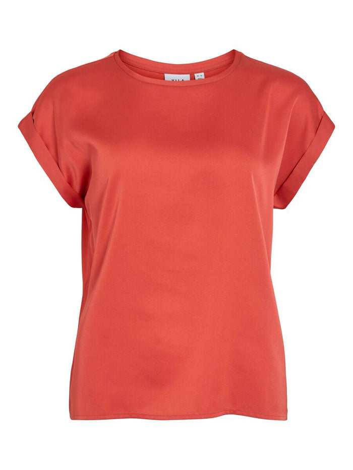 Elle Satin Top (Paprika)