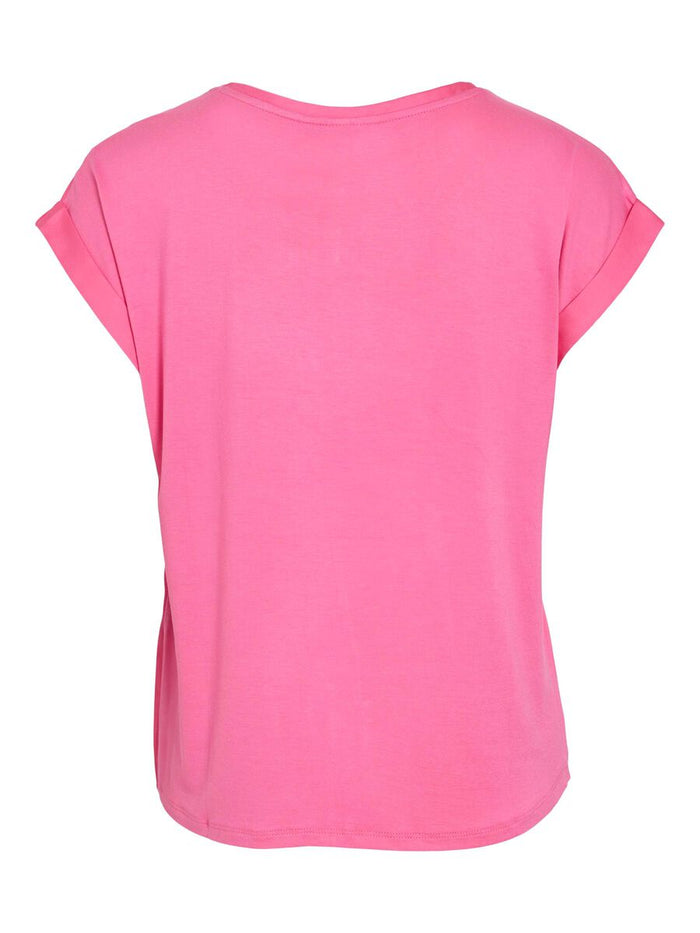 Elle Satin Top (Sangria Sunset)