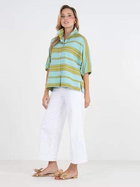 Emily McCarthy Bonny Top in Fringe Stripe